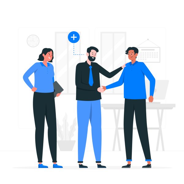 rassemble Illustration de personnes qui se rassemble