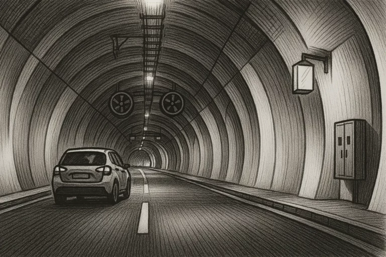Illustration - Mise en conformité des tunnels en Grèce entre par VINCI Highways