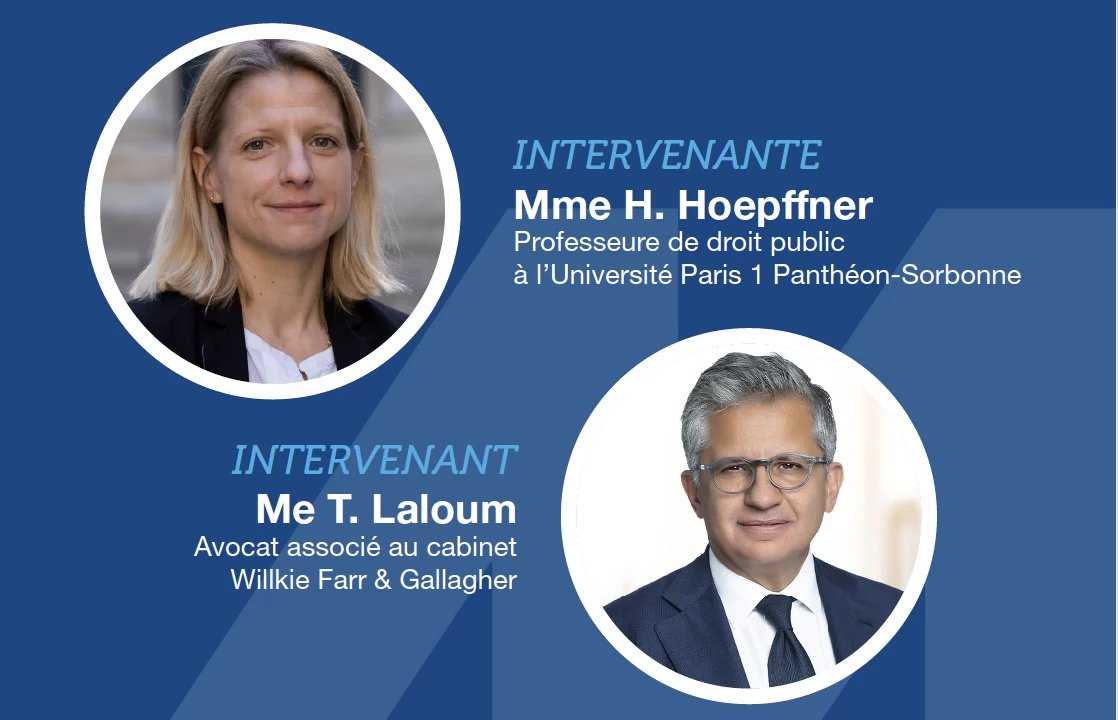 Retrouvez le replay du Webinaire du 14 mai 2025 avec Hélène Hoepffner, Professeur de droit public à l'Université Paris I et Thierry Laloum, avocat à la Cour chez Willkie Farr & Gallagher sur l'exécution des contrats de la commande publique à l'épreuve des aléas