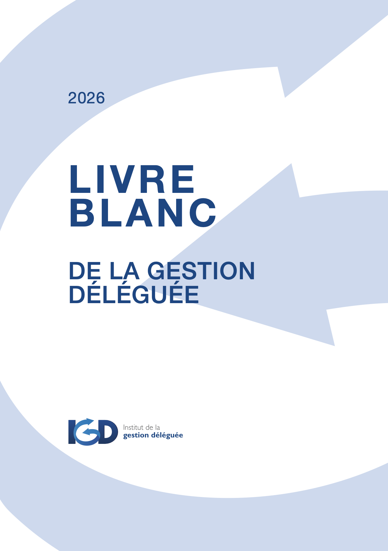 Page de couverture du livre blanc de la gestion déléguée